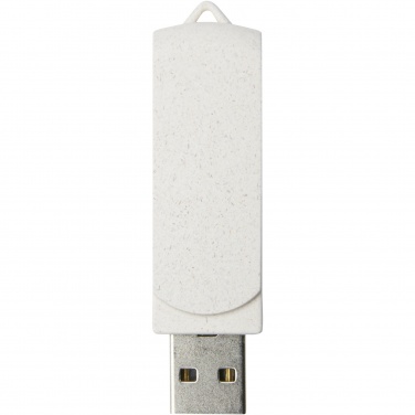 USB-флешка Rotate 4 ГБ из пшеничной соломы – детальный вид 2