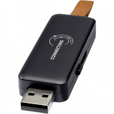 USB-флешка Gleam 16 ГБ с подсветкой с логотипом – детальный вид 3