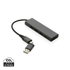 Концентратор Terra RCS из переработанного алюминия с 3 портами USB