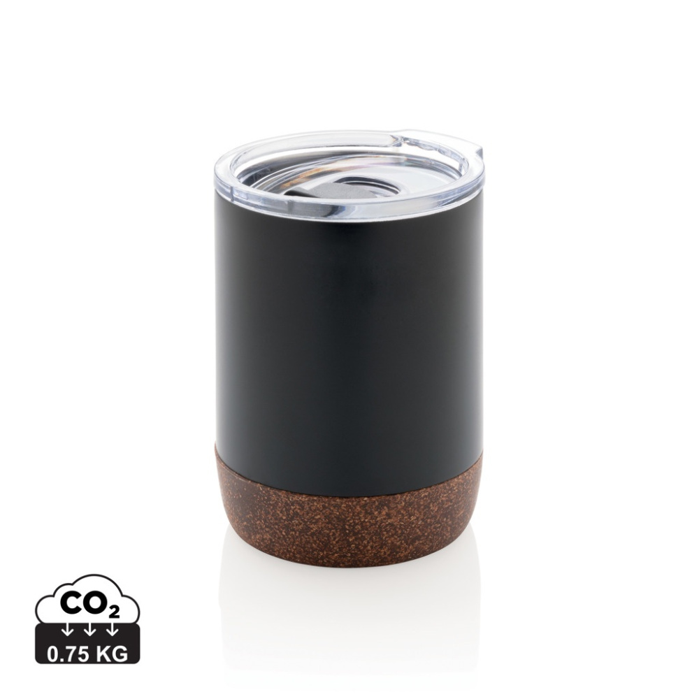 RCS Re-steel cork маленькая вакуумная кофейная кружка, черный, изображение товара (1)