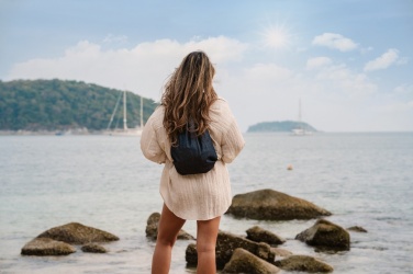 Лого трейд pекламные подарки фото: Рюкзак Impact AWARE™ из переработанного денима с завязкой