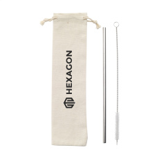 ECO Straw Set – многоразовая трубочка из нержавеющей стали (1 шт.)