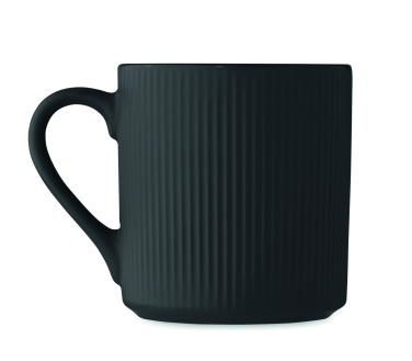 Логотрейд pекламные cувениры картинка: Ribbed ceramic mug mat 340 ml