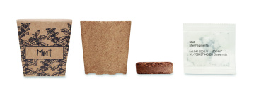 Лого трейд pекламные cувениры фото: Mint seeds growing kit