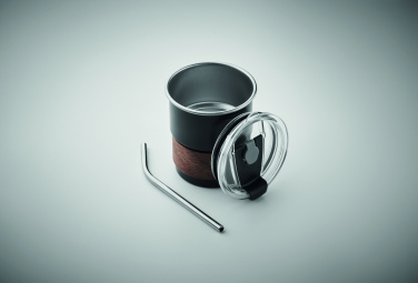 Стакан MATE из переработанной нержавеющей стали с ручкой из акации, 260 мл – детальный вид 6