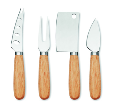 Лого трейд бизнес-подарки фото: Set of 4 cheese knives