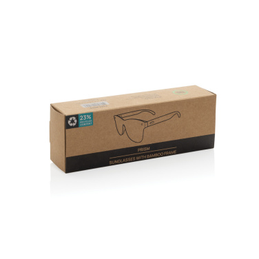 Лого трейд pекламные продукты фото: Солнцезащитные очки Prism RCS из переработанного пластика с бамбуковой оправой