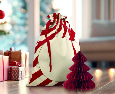 Лого трейд бизнес-подарки фото: Large Santa cotton bag