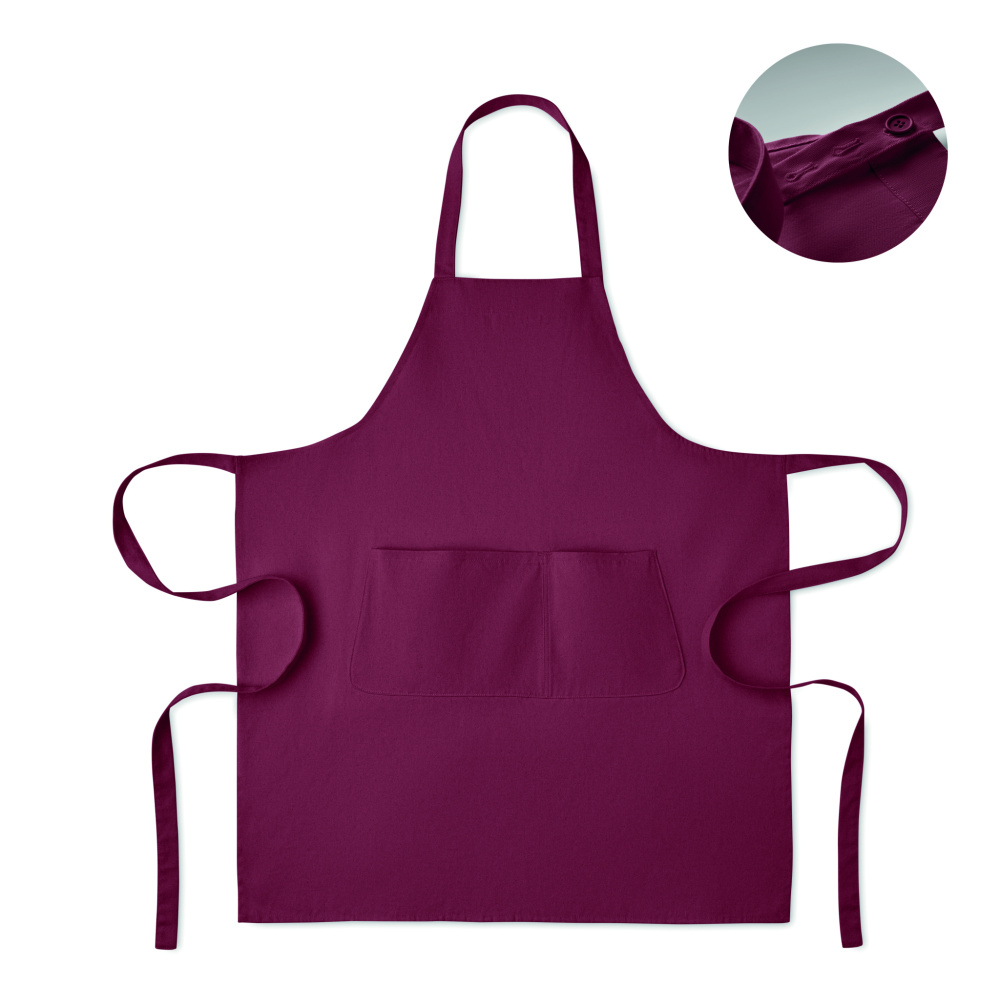 Лого трейд pекламные подарки фото: Organic cotton apron 240 gr/m²