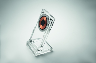 Лого трейд pекламные подарки фото: Acrylic wireless charger 15W