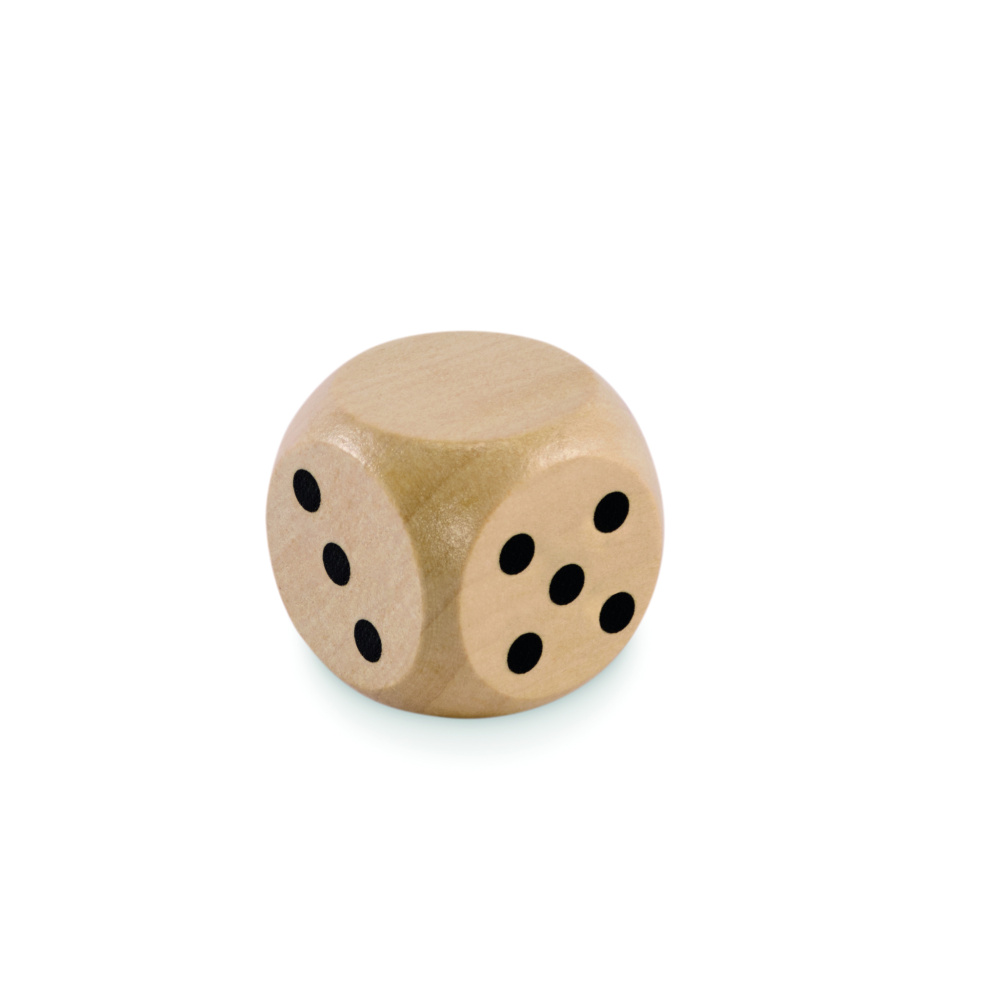 Лого трейд pекламные продукты фото: Schima wooden dice 3cm dia