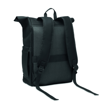 Логотрейд pекламные cувениры картинка: Rolltop laptop rucksack 600D