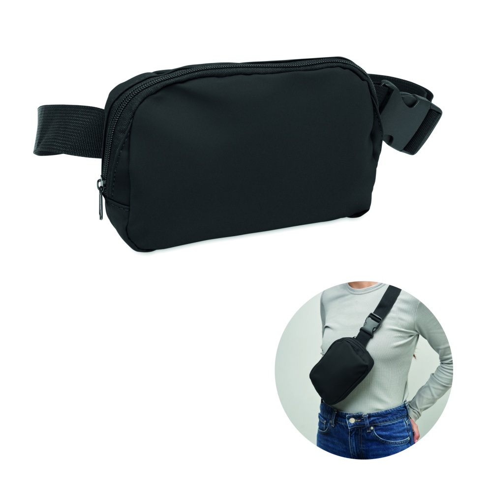 Логотрейд pекламные cувениры картинка: Waist bag in 210D polyester