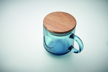 Рифлёная стеклянная кружка VITRIO MUG 300 мл – детальный вид 4