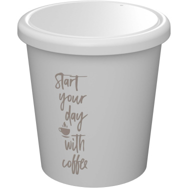 Стаканчик Americano® Piccolo 100 мл с крышкой с логотипом, Белый – детальный вид 4