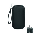 Tech organiser pouch 600D RPET, Черный