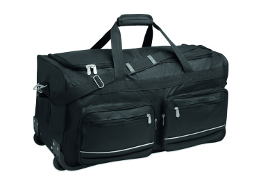 Логотрейд pекламные продукты картинка: Duffle bag trolley 600D RPET