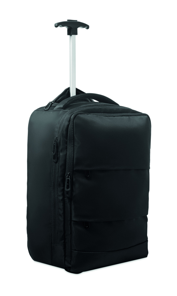 Логотрейд pекламные подарки картинка: Backpack trolley in 290T RPET
