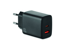 EU 2-pole wall adapter/charger