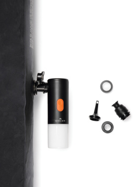 Логотрейд pекламные подарки картинка: Портативный воздушный насос Nordic Drift Titan, кемпинговый фонарь