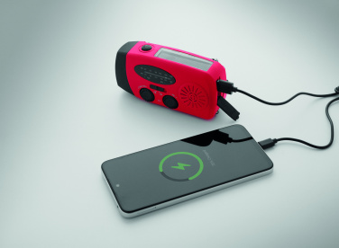 Логотрейд бизнес-подарки картинка: Portable radio SOS with LED torch