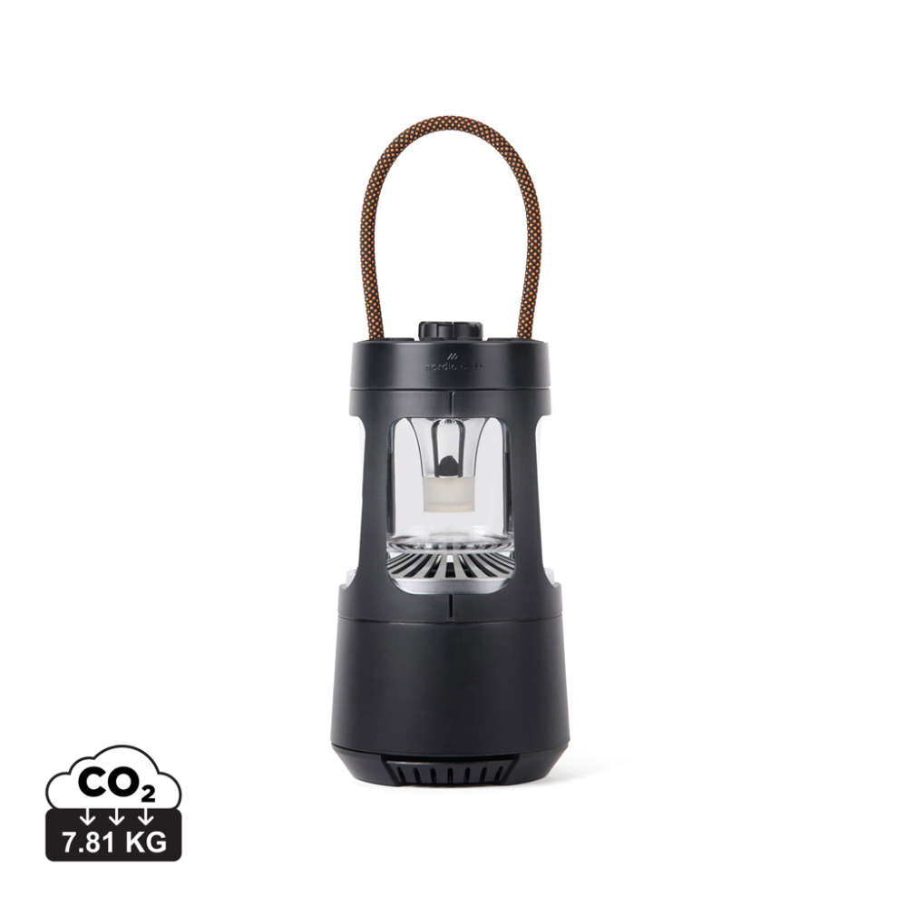Лого трейд pекламные cувениры фото: Кемпинговый фонарь Nordic Drift Everest IPX4, колонка 10 Вт