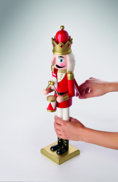 Логотрейд pекламные cувениры картинка: Large wooden nutcracker