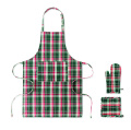 Chequered cotton kitchen set, Многоцветный
