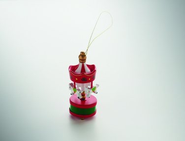 Логотрейд pекламные подарки картинка: Wooden carousel ornament