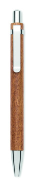 Логотрейд pекламные подарки картинка: Acacia wood ball pen