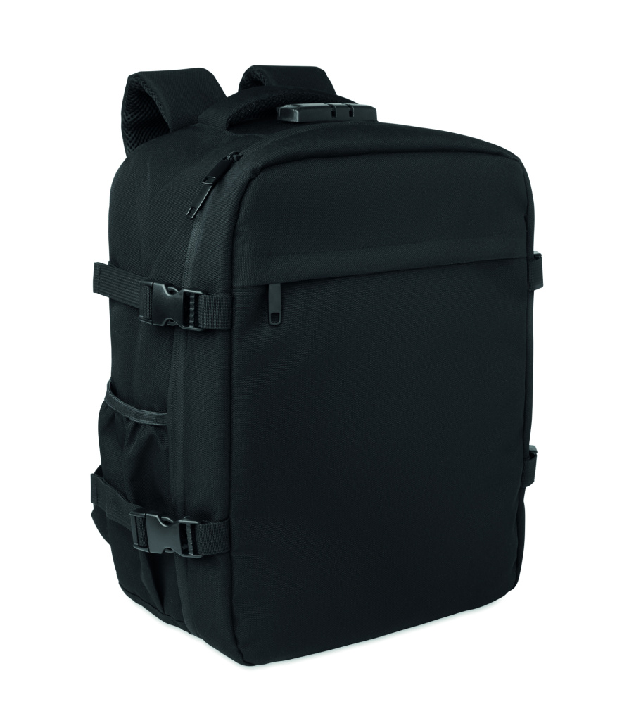 Логотрейд pекламные продукты картинка: 15" RPET backpack lock 20L