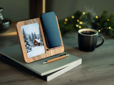 Лого трейд pекламные продукты фото: Acacia frame & charger 15W