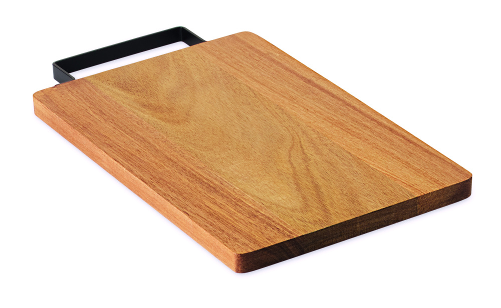Лого трейд pекламные подарки фото: Acacia board with steel handle