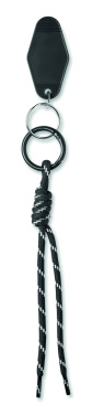 Логотрейд pекламные подарки картинка: Braided rope with tag keyring