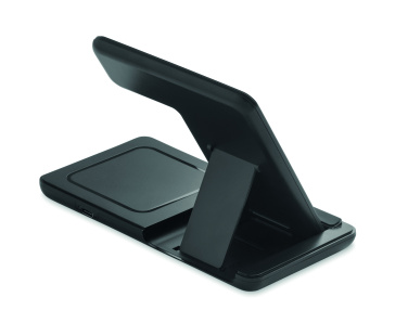 Логотрейд pекламные подарки картинка: Foldable 3-in-1 charger 15W