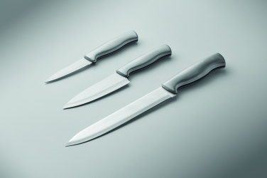 Лого трейд pекламные cувениры фото: Stainless steel knife set 3pcs
