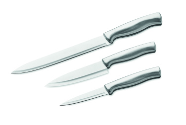 Лого трейд pекламные подарки фото: Stainless steel knife set 3pcs