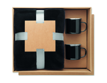 Лого трейд pекламные cувениры фото: Fleece blanket & 2 mugs set