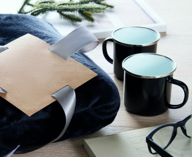 Логотрейд pекламные cувениры картинка: Fleece blanket & 2 mugs set