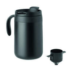 Double wall mug coffee filter