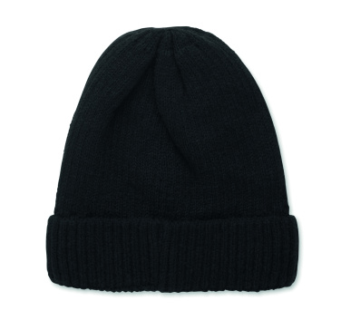 Логотрейд бизнес-подарки картинка: Knitted beanie with cuff