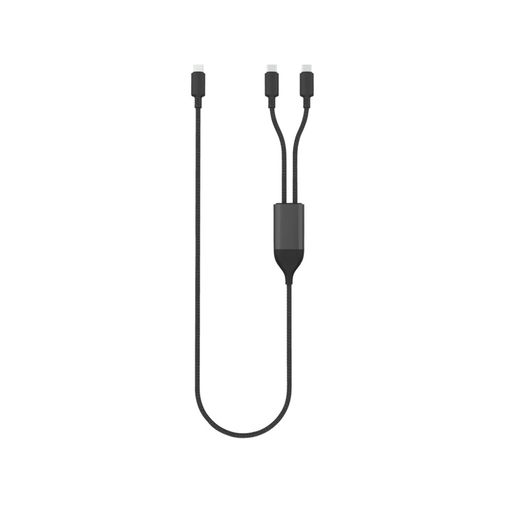 Лого трейд pекламные продукты фото: Кабель Terra 100W RCS с двумя выходами USB-C