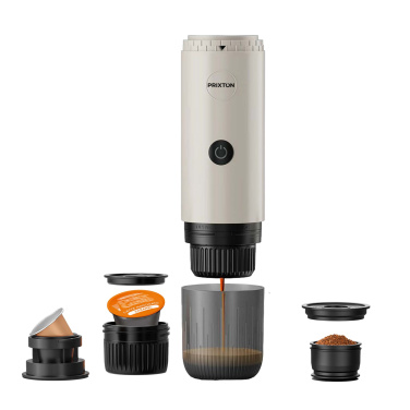 Лого трейд pекламные подарки фото: Портативная кофеварка Prixton Roma