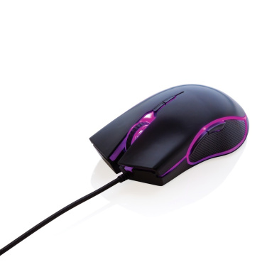 Игровая мышь RGB – с RGB-подсветкой, вид сзади под углом