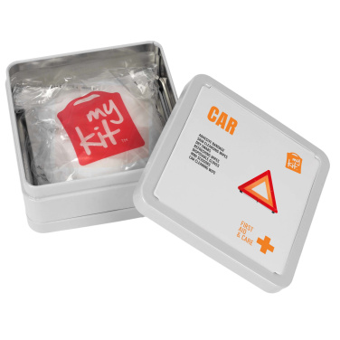 MyKit автомобильный набор для оказания первой помощи в жестяной упаковке, изображение товара