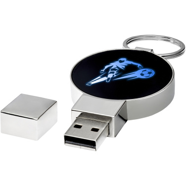 Круглый USB-накопитель с подсветкой, изображение товара