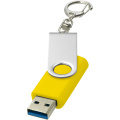 Флеш-накопитель USB 3.0 Rotate с брелоком, Желтый