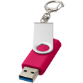 Флеш-накопитель USB 3.0 Rotate с брелоком, Пурпурный
