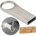 Металлическая USB-флешка 8 ГБ 2.0 ROSEMARIE, серый