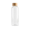 Бутылка из переработанного ПЭТ объемом 500 мл с бамбуковой крышкой / RB Bottle, прозрачный